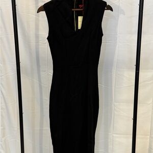 Rolla Coster Black Midi Sheath Dress
